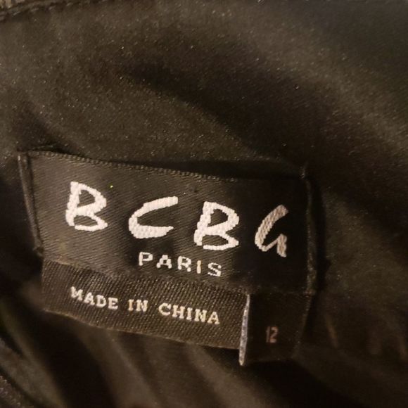 Vintage sleeveless BCBG Paris Dress size 12 - Picture 2 of 2